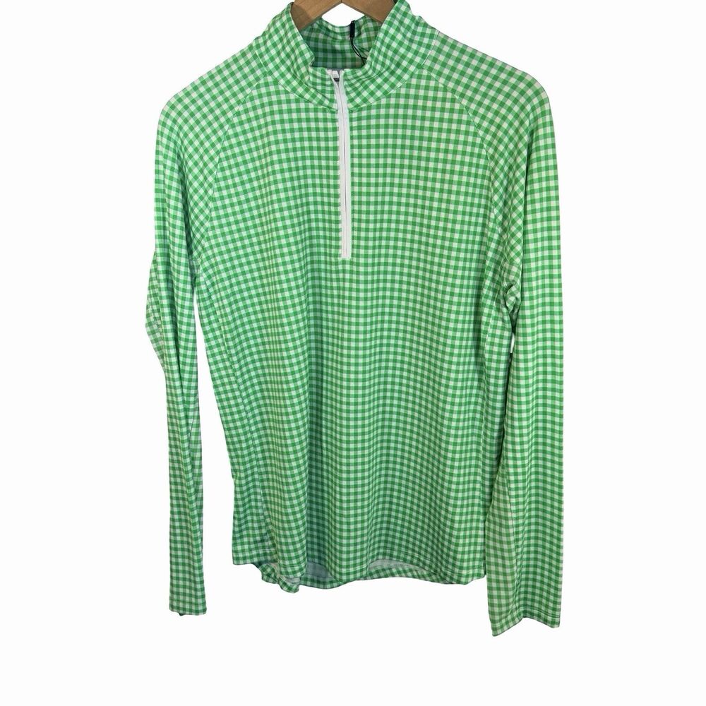 Walter Hagen Performance 11 Golf 1/4 Zip Pullover Women L Multi Suncover UPF 50+